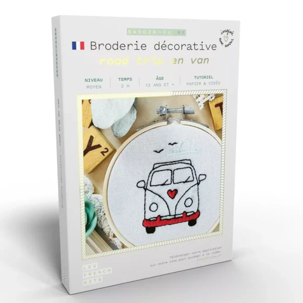 broderie-decorative-van-1 FRENCH KITS - Broderie décorative - Road trip en van