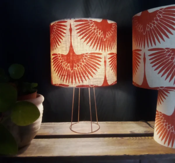 Lampe "Echassiers" briques