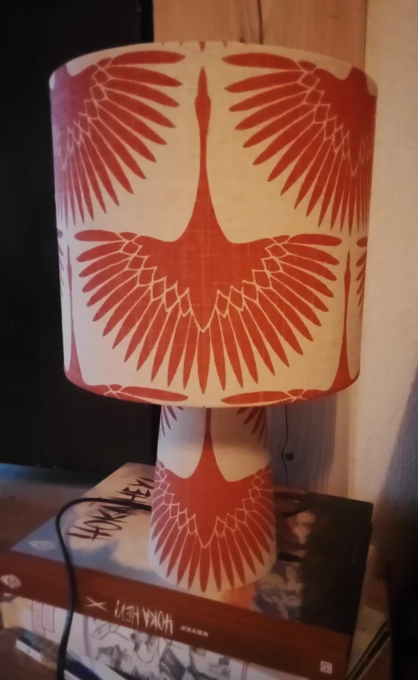 Lampe "Echassiers" briques