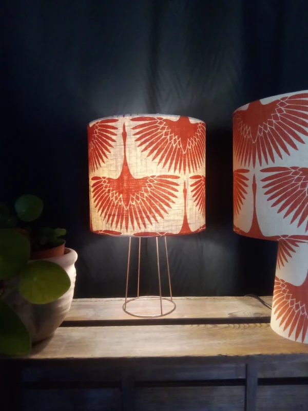 Lampe "Echassiers" briques