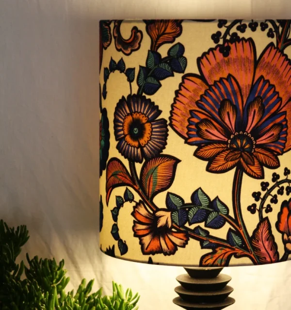 Abat-jour "les Indes Galantes" cylindrique