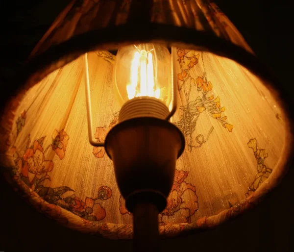 Abat-jour "Mignonnerie" plissé