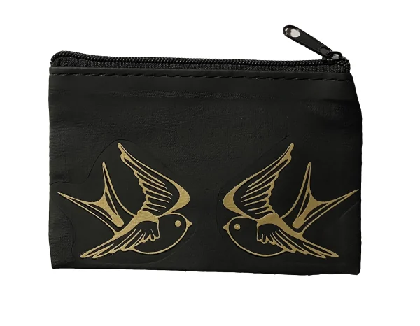 Porte-monnaie "Hirondelles Old School"