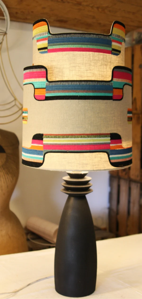 Abat jour double festonné "Kadhaee"