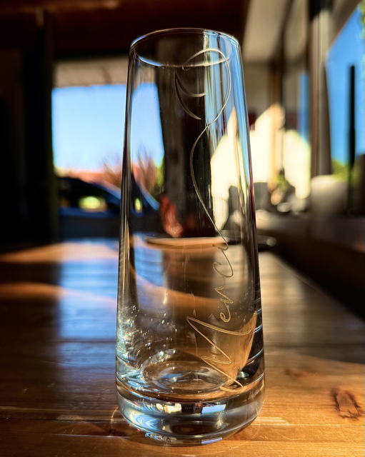 Petit vase à message