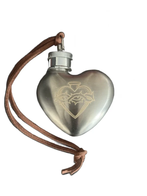 Mini flasque coeur